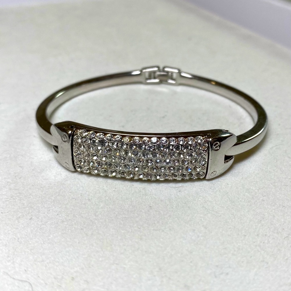 Silver Crystal Rave Bracelet